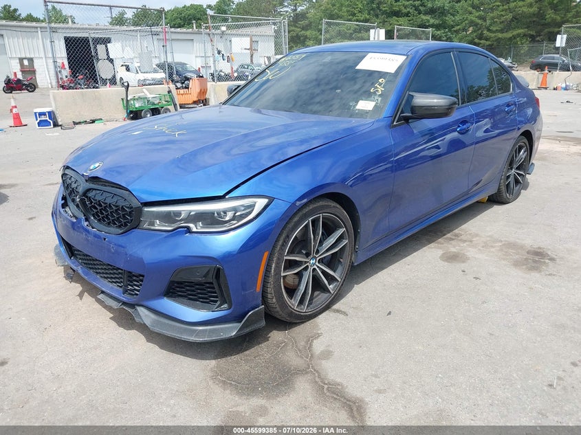 Vin: wba5u9c02la380268, lot: 46097807, bmw m340i m340i xdrive 20202