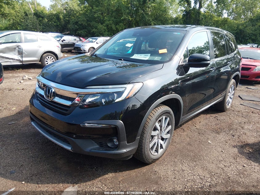 2022 Honda Pilot, Rear, IAAI, VIN 5FNYF6H57NB009324 — photo 2