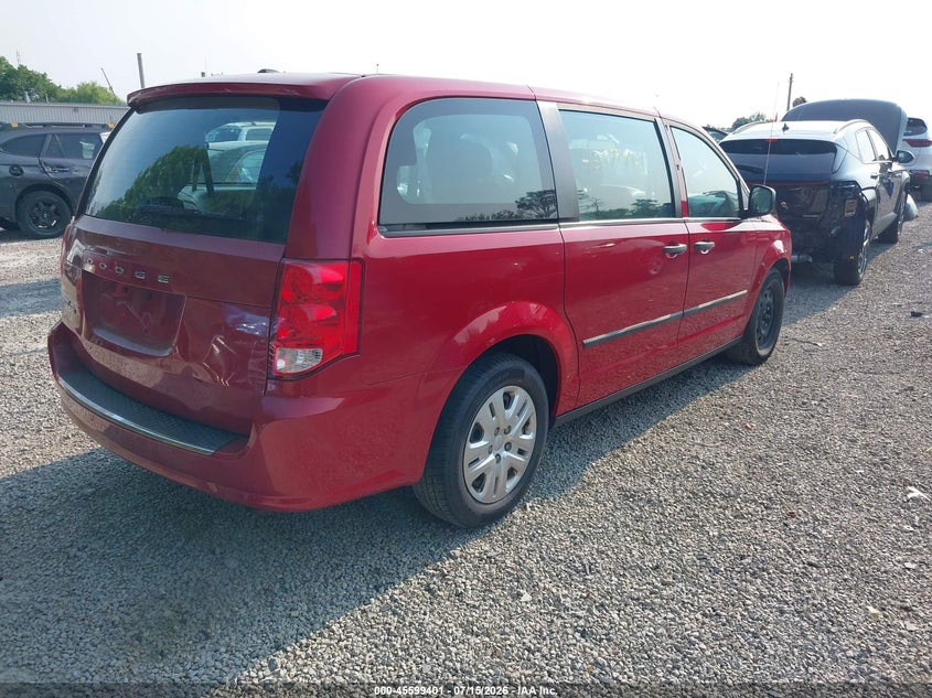Vin: 2c4rdgbg3gr124875, lot: 46097823, dodge grand caravan american value pkg 20164