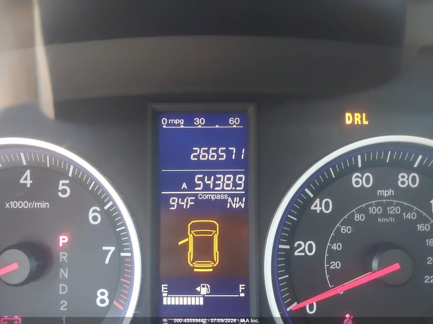 HONDA CR-V 2010 VIN 5J6RE4H74AL040433