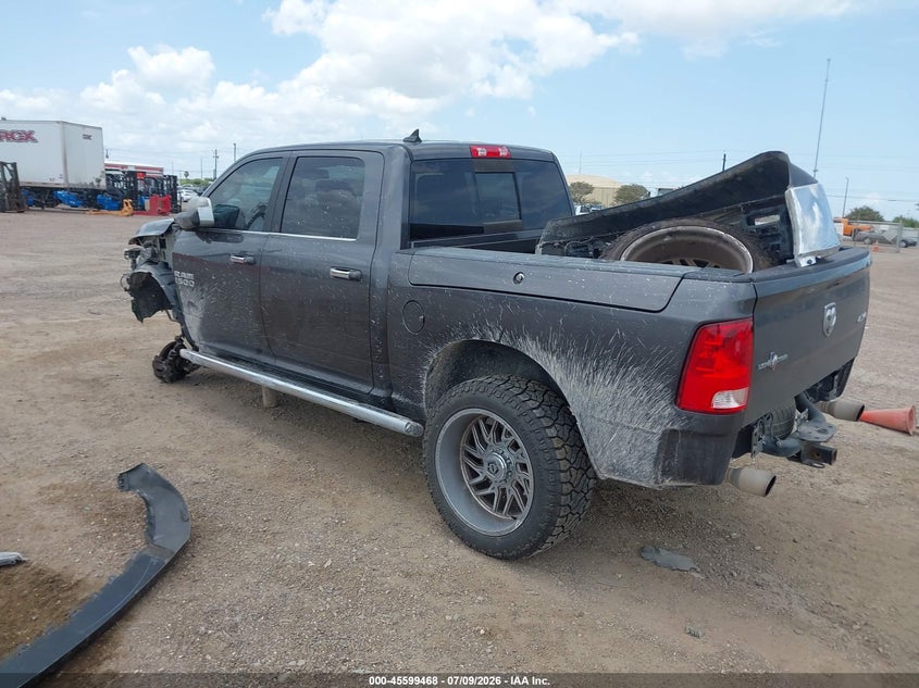 Vin: 1c6rr7lt7hs729048, lot: 46097890, ram 1500 lone star silver  4x4 5'7 box 20173