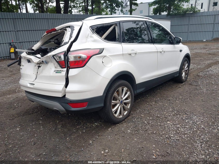 Vin: 1fmcu0j94hua37387, lot: 46097895, ford escape titanium 20174
