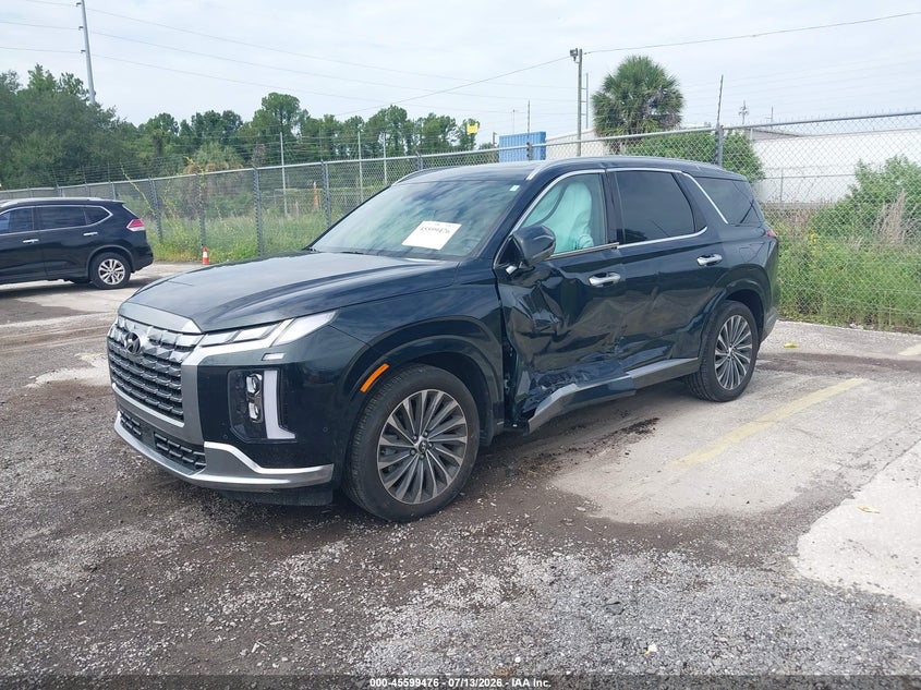 2025 Hyundai Palisade, Left Side, IAAI, VIN KM8R74GEXSU808715 — photo 2