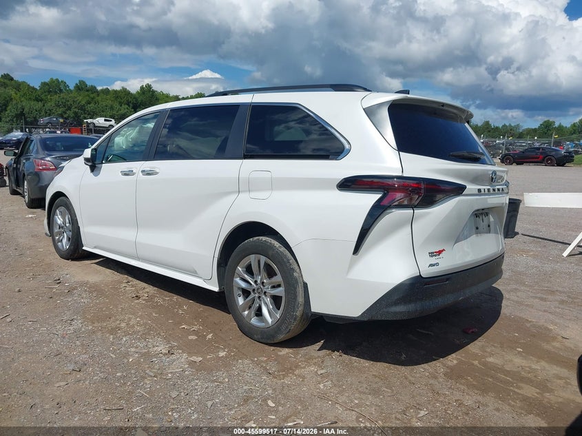 Vin: 5tdjskfc9ps100780, lot: 46097939, toyota sienna xle 20233