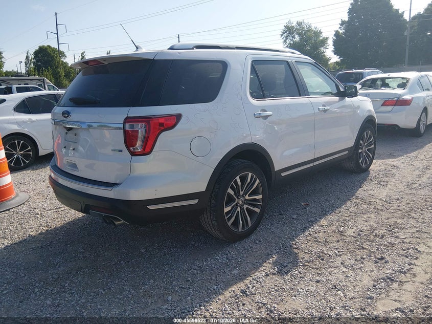 Vin: 1fm5k8ht5jgc70908, lot: 46097945, ford explorer platinum 20184