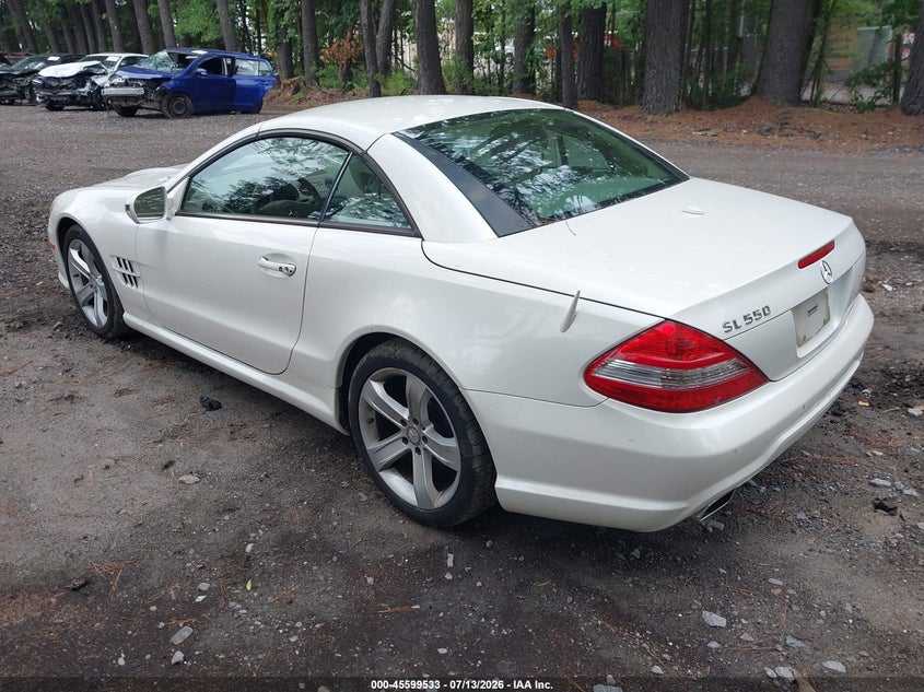 2009 MERCEDES-BENZ SL 550 auction photo 3