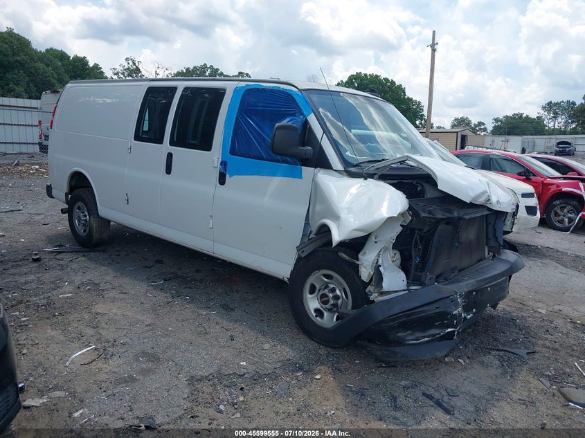 Vin: 1gtw7bfp1p1171298, lot: 46097977, gmc savana cargo rwd 2500 extended wheelbase work van 2023 img_1