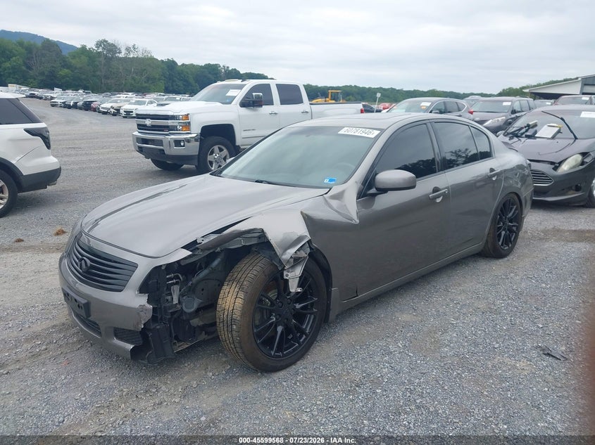 2008 Infiniti G, Front End, IAAI, VIN JNKBV61E98M225737 — photo 2