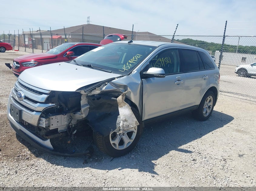 Vin: 2fmdk4jc9ebb65316, lot: 46098003, ford edge sel 20142