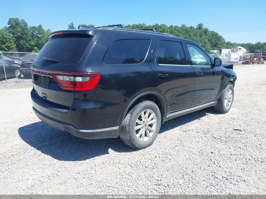 Vin: 1c4rdjag0lc308205, lot: 46098020, dodge durango sxt plus awd 20204