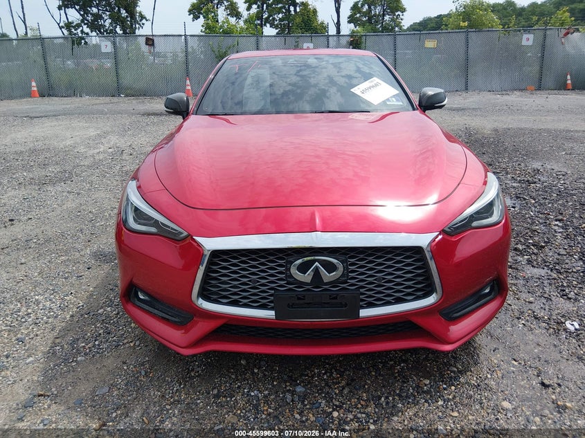 2017 Infiniti Q60 3.0T Red Sport 400 VIN: JN1FV7EL2HM701492 Lot: 45599603