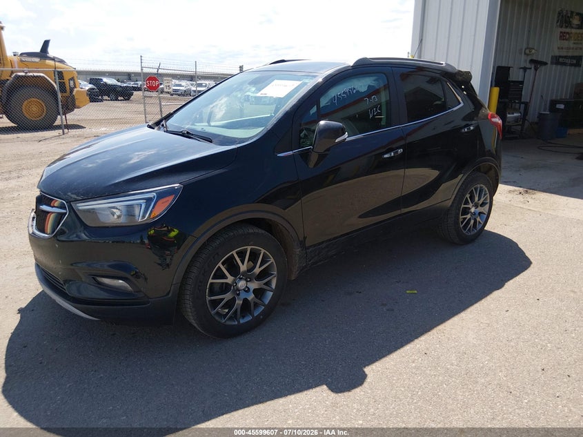 Vin: kl4cj1sb7kb911605, lot: 46098029, buick encore fwd sport touring 20192
