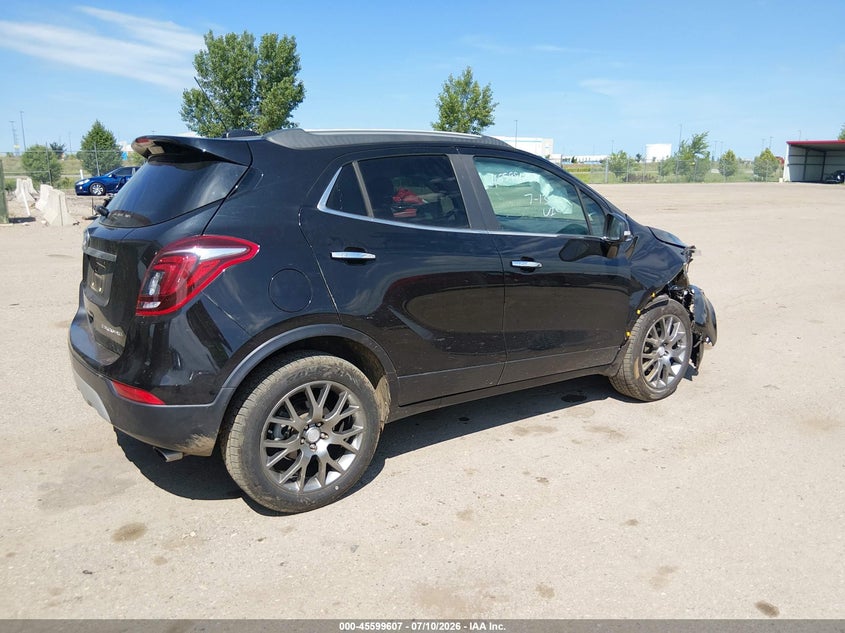 Vin: kl4cj1sb7kb911605, lot: 46098029, buick encore fwd sport touring 20194