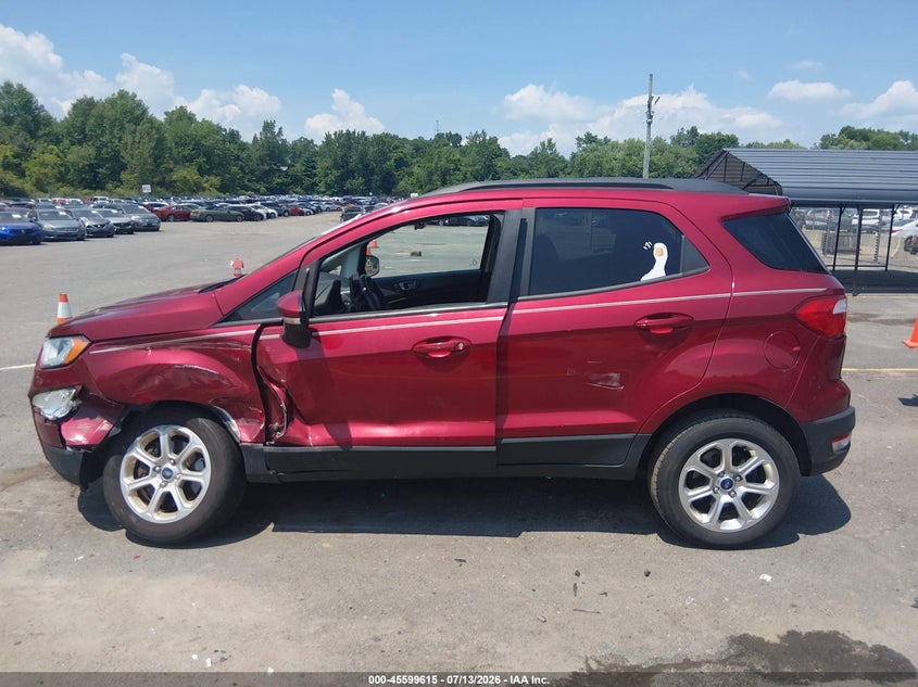 2020 Ford Ecosport Se VIN: MAJ6S3GL9LC368806 Lot: 45599615