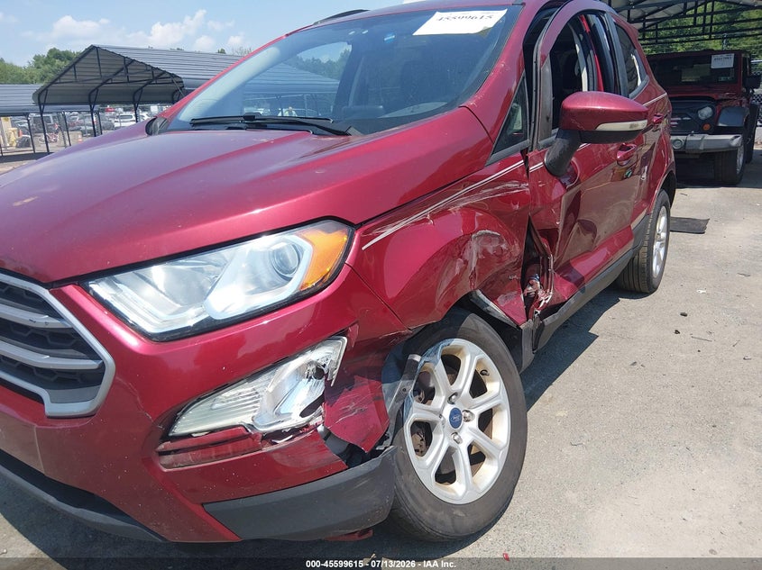 2020 Ford Ecosport Se VIN: MAJ6S3GL9LC368806 Lot: 45599615