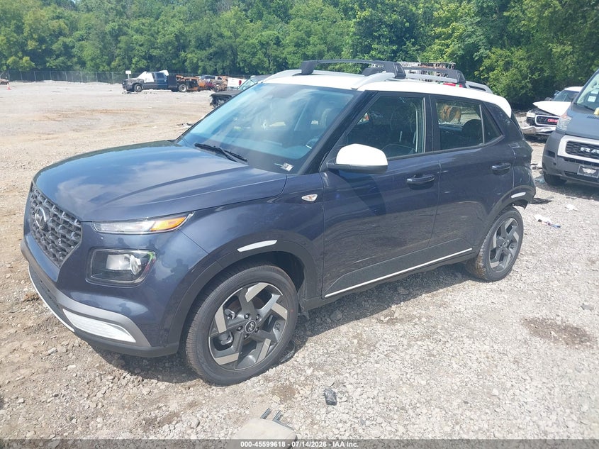 Vin: kmhrc8a3xtu465612, lot: 46098040, hyundai venue sel w/two-tone roof 20262
