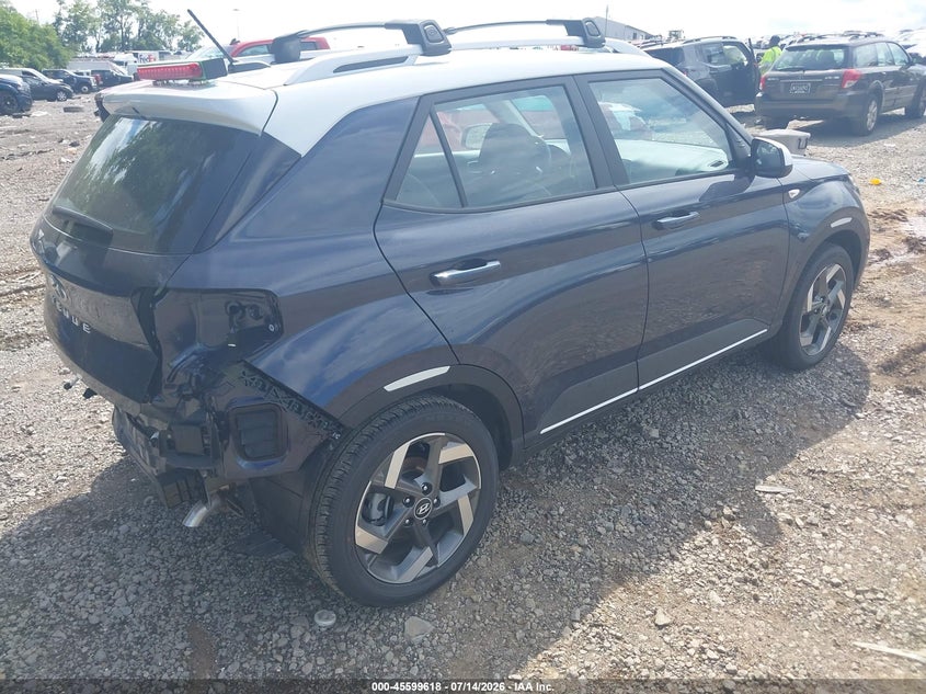 Vin: kmhrc8a3xtu465612, lot: 46098040, hyundai venue sel w/two-tone roof 20264
