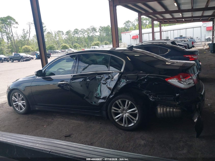 2012 Hyundai Genesis 3.8 VIN: KMHGC4DD9CU192179 Lot: 45599657