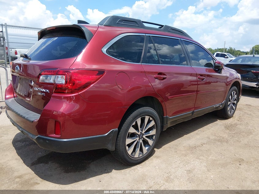 Vin: 4s4bsencxh3386225, lot: 46098089, subaru outback 3.6r limited 20174