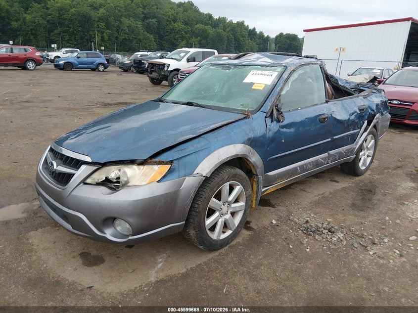 2009 Subaru Outback, Rollover, IAAI, VIN 4S4BP61C497340638 — photo 2