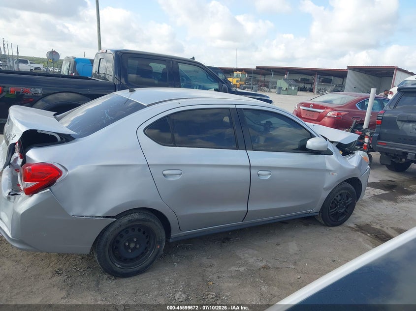 2019 Mitsubishi Mirage G4 Es/Rf VIN: ML32F3FJXKHF00542 Lot: 45599672