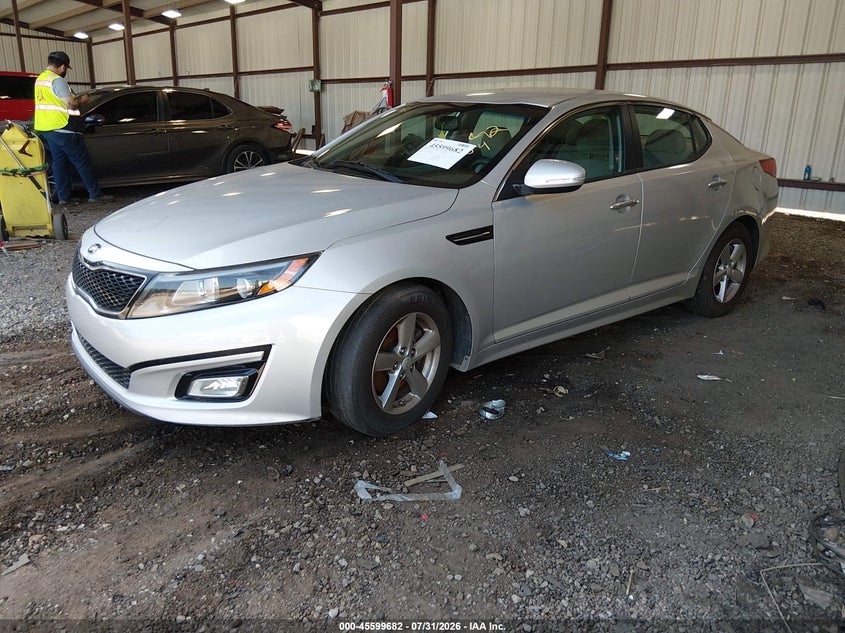 Vin: 5xxgm4a73eg298202, lot: 46098104, kia optima lx 20142