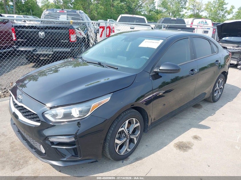 2021 Kia Forte, Rear, IAAI, VIN 3KPF24AD3ME412309 — photo 2