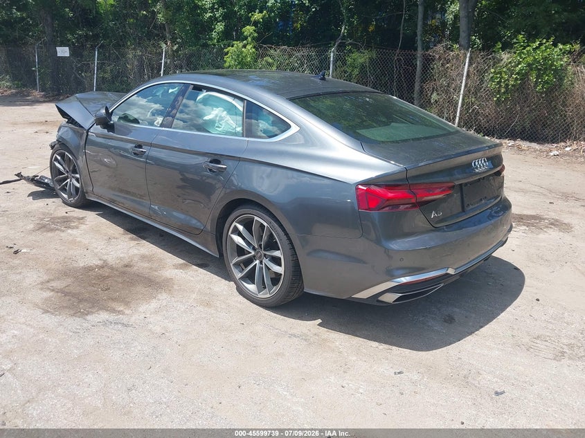 Vin: waufacf51pa030847, lot: 46098161, audi a5 sportback premium plus 45 tfsi s line quattro s tronic 20233