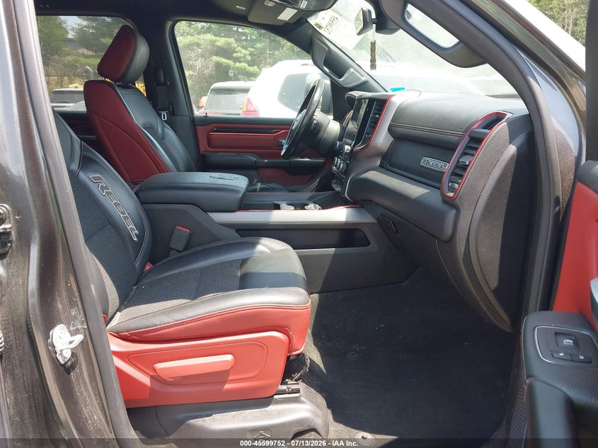 Vin: 1c6srflt2kn914867, lot: 46098174, ram 1500 rebel  4x4 5'7 box 20194