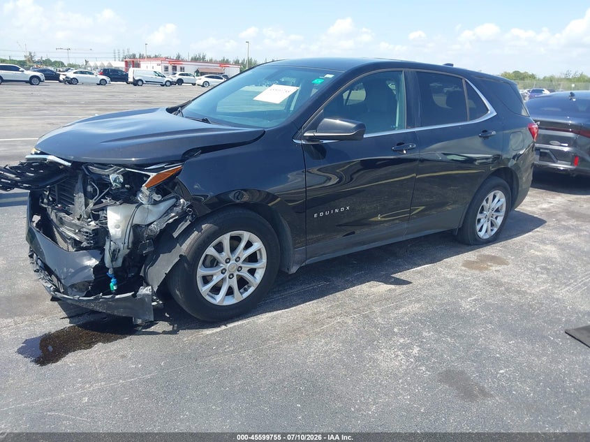 2018 Chevrolet Equinox, Front End, IAAI, VIN 2GNAXJEV4J6318164 — photo 2