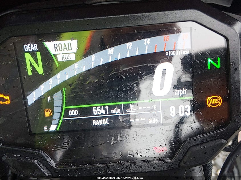 2025 Kawasaki Zx636 K VIN: JKBZXJJ13SA025834 Lot: 45599829