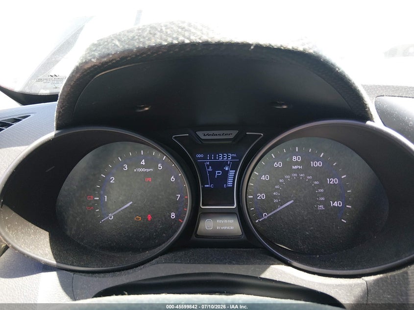 2013 HYUNDAI VELOSTER auction photo 7