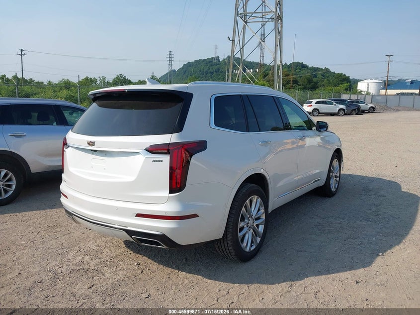 Vin: 1gykpfrs6mz100126, lot: 46098294, cadillac xt6 awd premium luxury 20214