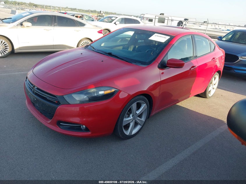 Vin: 1c3cdfebxed926392, lot: 46098529, dodge dart gt 20142