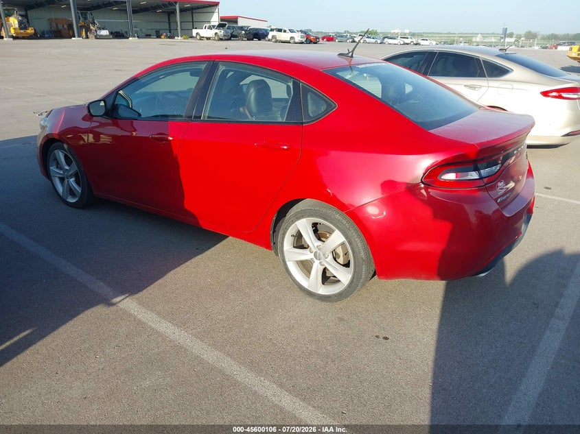 Vin: 1c3cdfebxed926392, lot: 46098529, dodge dart gt 20143