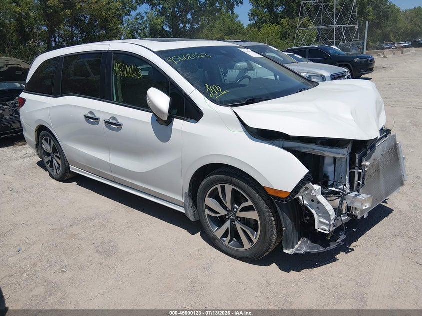 Vin: 5fnrl6h83mb020522, lot: 46098546, honda odyssey touring 2021 img_1