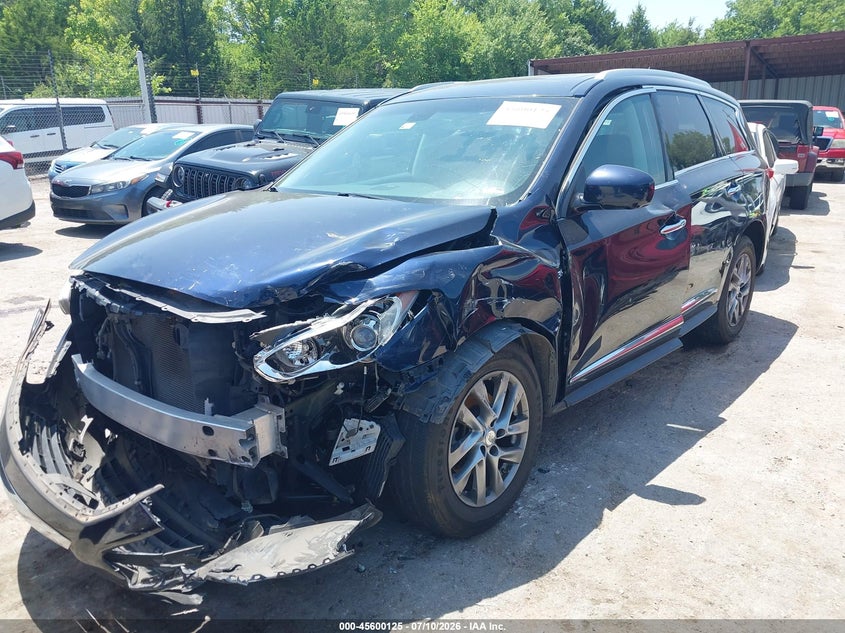 2015 Infiniti Qx60, Front End, IAAI, VIN 5N1AL0MN5FC523261 — photo 2