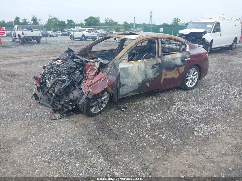 2009 Nissan Maxima, Interior Burn, IAAI, VIN 1N4AA51E49C850014 — фото 2