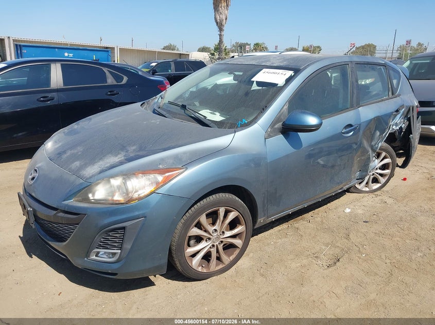 2010 Mazda 3, Left Rear, IAAI, VIN JM1BL1H6XA1309338 — photo 2