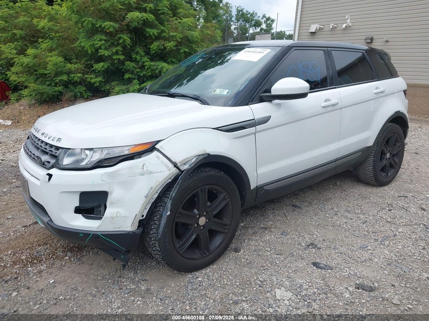 Vin: salvp2bg4fh995554, lot: 46098612, land rover range rover evoque pure 20152