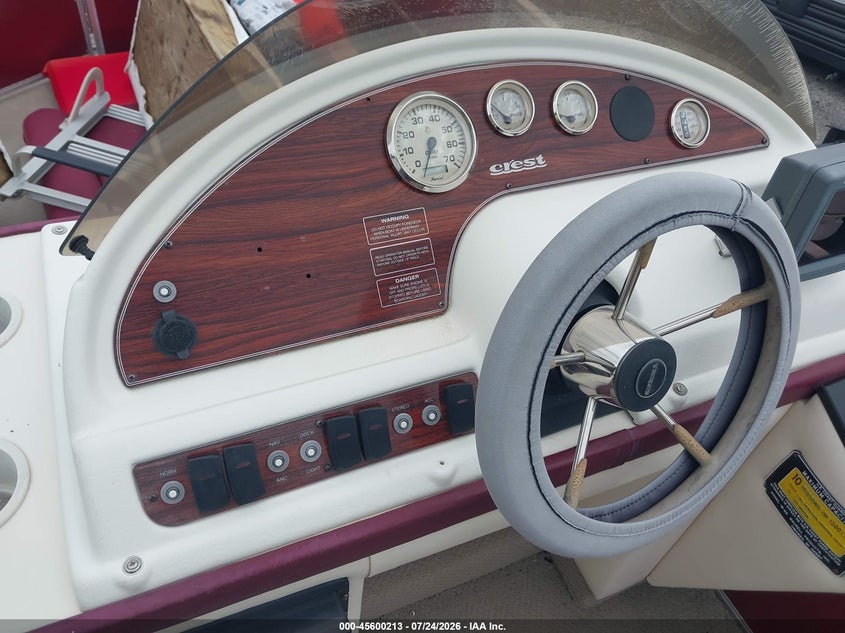1999 CRESTLINER PONTOON auction photo 7