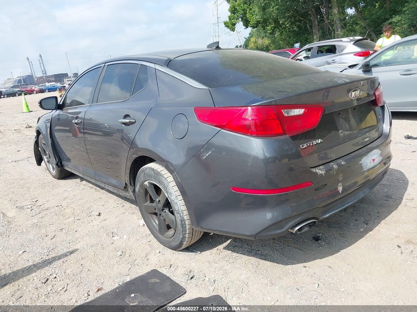 Vin: knagm4a72f5649877, lot: 46098650, kia optima lx 20153