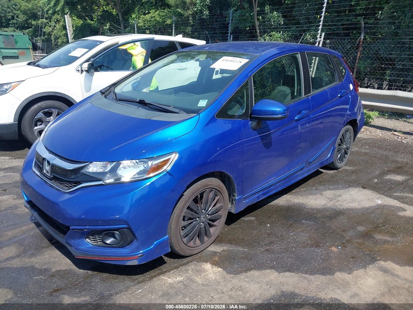 2018 Honda Fit Sport, Rear, IAAI, VIN 3HGGK5H6XJM724809 — photo 2