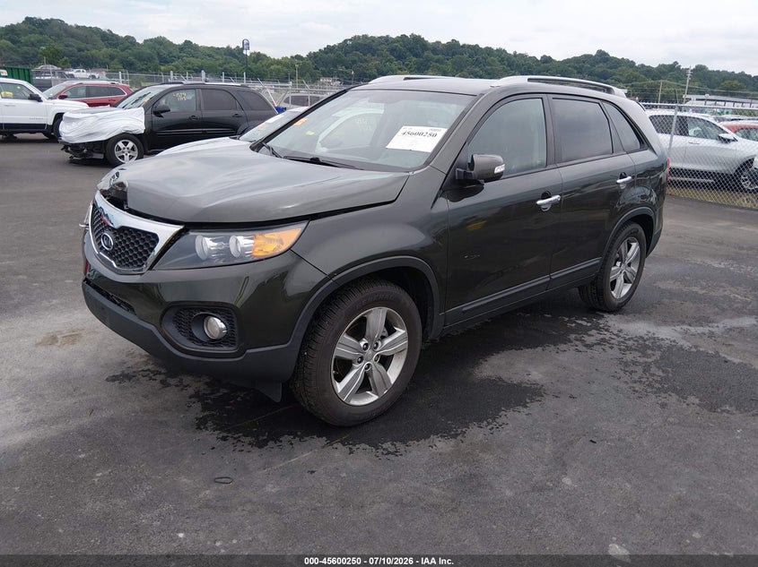 2012 Kia Sorento, Front End, IAAI, VIN 5XYKU3A64CG243973 — photo 2