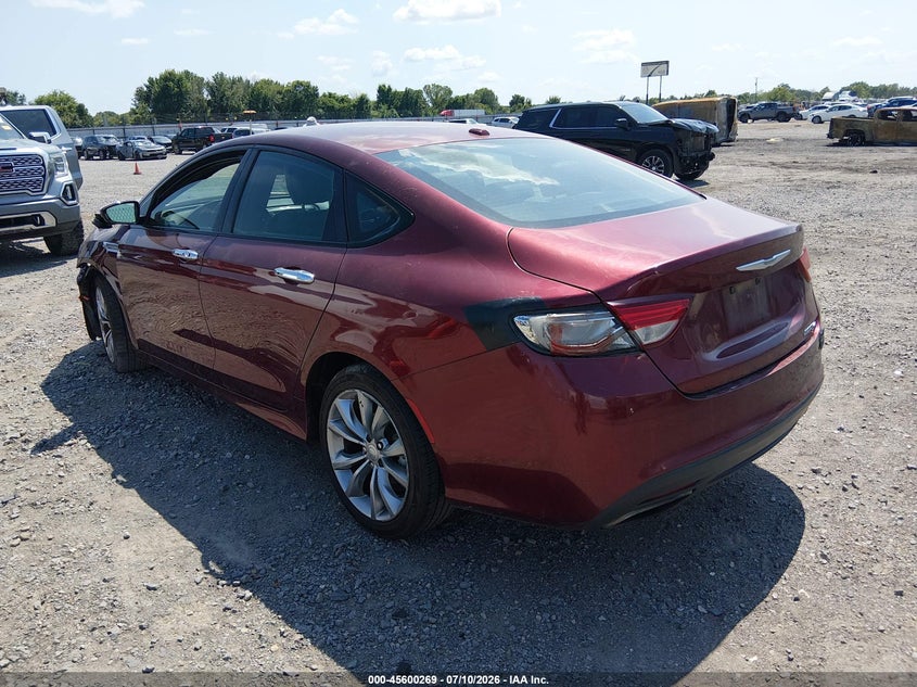 Vin: 1c3cccbb8fn759841, lot: 46098692, chrysler 200 s 20153
