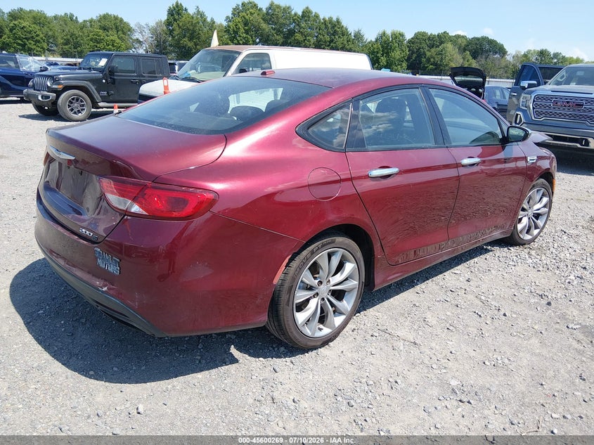 Vin: 1c3cccbb8fn759841, lot: 46098692, chrysler 200 s 20154