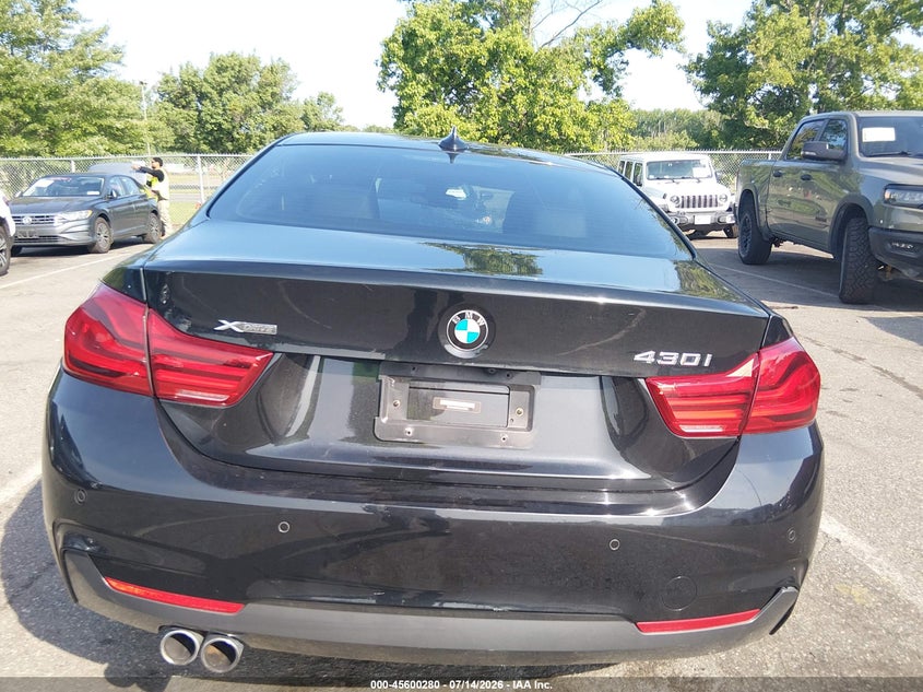 2018 BMW 430I xDrive VIN: WBA4W5C58JAA49303 Lot: 45600280