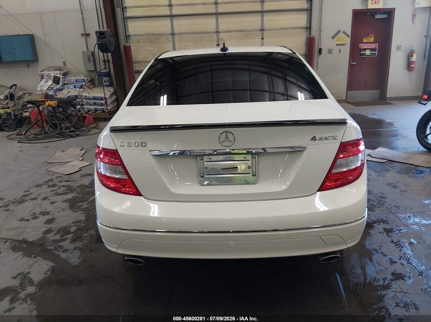 2010 Mercedes-Benz C 300 Luxury 4Matic/Sport 4Matic VIN: WDDGF8BB5AR090050 Lot: 45600281