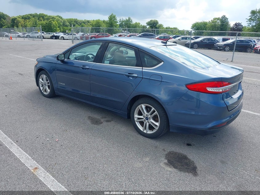 2018 FORD FUSION HYBRID auction photo 3