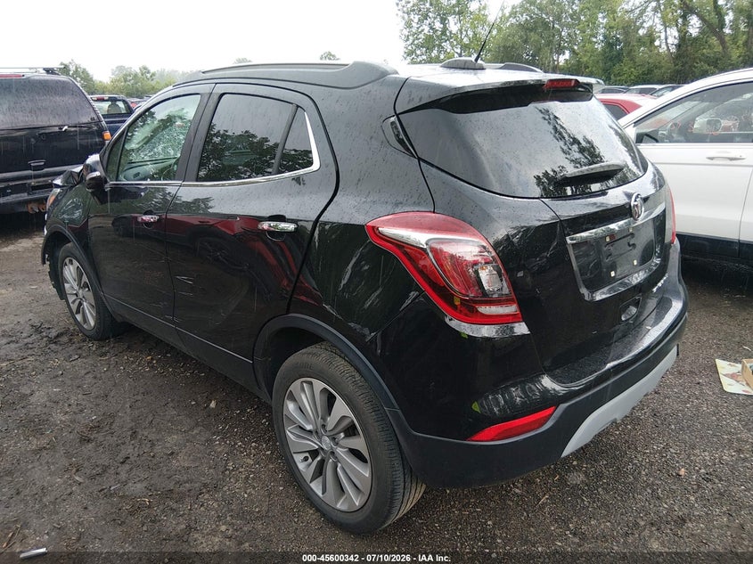 Vin: kl4cjasb2ke743029, lot: 46098765, buick encore fwd preferred 20193